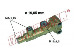 fri.tech. PF056 pagrindinis cilindras, stabdžiai 
 Stabdžių sistema -> Pagrindinis stabdžių cilindras
AY453049A, AY453072A, 5438259L