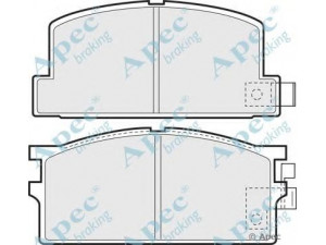 APEC braking PAD433 stabdžių trinkelių rinkinys, diskinis stabdys
94123041, 94230525, 4317973, 8941230410