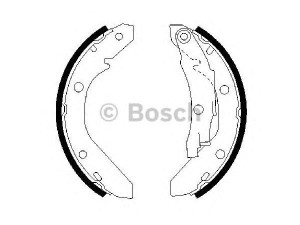 BOSCH 0 986 487 006 stabdžių trinkelių komplektas 
 Techninės priežiūros dalys -> Papildomas remontas