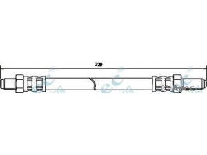 APEC braking HOS3374 stabdžių žarnelė 
 Stabdžių sistema -> Stabdžių žarnelės
6123656, 6125635, 6125636, 85GB2282AA