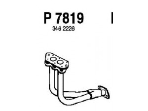 FENNO P7819 išleidimo kolektorius 
 Išmetimo sistema -> Išmetimo vamzdžiai
BM70037, 3462226