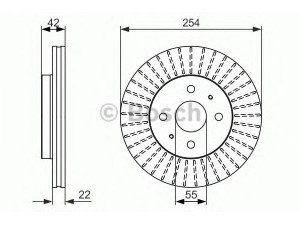 BOSCH 0 986 479 685 stabdžių diskas 
 Dviratė transporto priemonės -> Stabdžių sistema -> Stabdžių diskai / priedai
43512B1030, 43512B1031, 43512 B1030