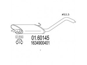MTS 01.60145 galinis duslintuvas 
 Išmetimo sistema -> Duslintuvas
1634900401