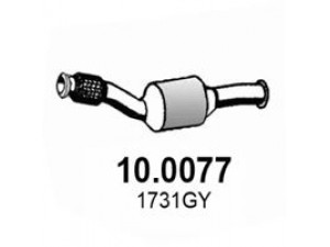 ASSO 10.0077 katalizatoriaus keitiklis 
 Išmetimo sistema -> Katalizatoriaus keitiklis
1731GB, 1731GY, 1731Y8, 1731Z9