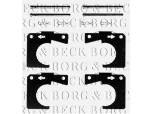 BORG & BECK BBK1063 priedų komplektas, diskinių stabdžių trinkelės 
 Stabdžių sistema -> Diskinis stabdys -> Stabdžių dalys/priedai