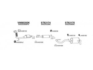 VENEPORTE 800115 išmetimo sistema 
 Išmetimo sistema -> Išmetimo sistema, visa
