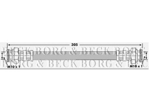 BORG & BECK BBH6683 stabdžių žarnelė 
 Stabdžių sistema -> Stabdžių žarnelės
480678, 480678, 4806.78