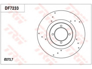TRW DF7233S stabdžių diskas
BTB387R