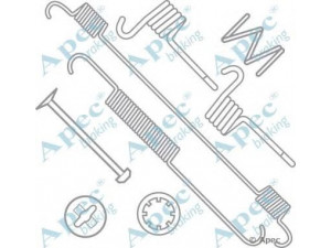 APEC braking KIT715 priedų komplektas, stabdžių trinkelės 
 Stabdžių sistema -> Būgninis stabdys -> Dalys/priedai