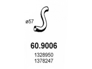 ASSO 60.9006 išleidimo kolektorius 
 Išmetimo sistema -> Išmetimo vamzdžiai
1271361, 1328950, 1378247, 3536168