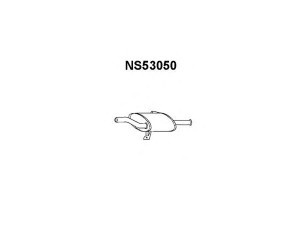 VENEPORTE NS53050 galinis duslintuvas 
 Išmetimo sistema -> Duslintuvas
2010059A02, B010089A04, B010M59A04