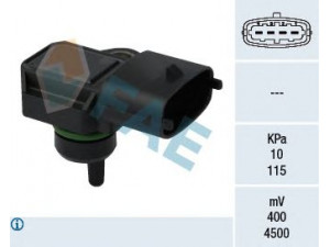 FAE 15118 jutiklis, įsiurbimo kolektoriaus slėgis 
 Elektros įranga -> Jutikliai
39300-22600, 39300-38110, 39300 22600