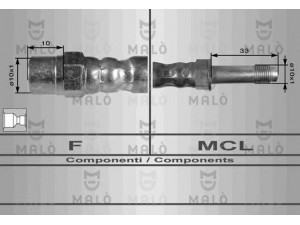 MAL? 8925 stabdžių žarnelė 
 Stabdžių sistema -> Stabdžių žarnelės
1044504, 7328444, 7M0611776B, 7M0611776BC
