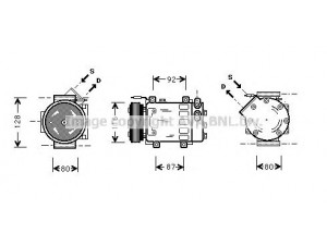 AVA QUALITY COOLING RTK079 kompresorius, oro kondicionierius 
 Oro kondicionavimas -> Kompresorius/dalys
6000073500, 7711134208