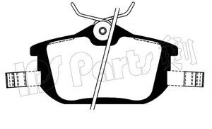 IPS Parts IBR-1507 stabdžių trinkelių rinkinys, diskinis stabdys 
 Techninės priežiūros dalys -> Papildomas remontas
M850978, MN125772, X3516005