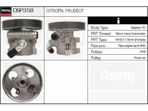 DELCO REMY DSP358 hidraulinis siurblys, vairo sistema 
 Vairavimas -> Vairo pavara/siurblys
4007.R3, 9627146880