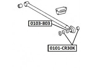 ASVA 0103-803 remonto komplektas, pakabos statramstis 
 Ašies montavimas/vairavimo mechanizmas/ratai -> Montavimas, pakabos statramstis
90386-20001