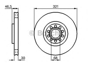 BOSCH 0 986 478 985 stabdžių diskas 
 Dviratė transporto priemonės -> Stabdžių sistema -> Stabdžių diskai / priedai
8D0 615 301 K, 8D0 615 301 M, 8E0 615 301 AD