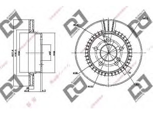 DJ PARTS BD1122 stabdžių diskas 
 Dviratė transporto priemonės -> Stabdžių sistema -> Stabdžių diskai / priedai
1244231012