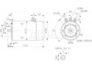 MAHLE ORIGINAL MM 146 elektrovariklis