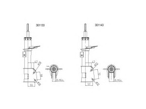 AL-KO 301143 amortizatorius 
 Pakaba -> Amortizatorius
50700695