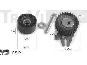 TREVI AUTOMOTIVE KD1252 paskirstymo diržo komplektas 
 Techninės priežiūros dalys -> Papildomas remontas