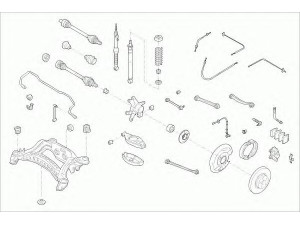 LEMFÖRDER MERCE-E-KLA-RL012 vairavimo mechanizmas; rato pakaba 
 Ašies montavimas/vairavimo mechanizmas/ratai -> Prekių paieška pagal schemą