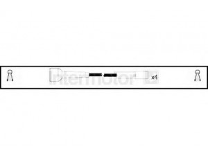 STANDARD 73803 uždegimo laido komplektas 
 Kibirkšties / kaitinamasis uždegimas -> Uždegimo laidai/jungtys
77 00 874 564