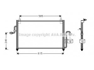 AVA QUALITY COOLING DW5011 kondensatorius, oro kondicionierius 
 Oro kondicionavimas -> Kondensatorius
96190601, 96283363, 96283364