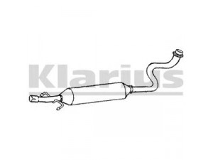 KLARIUS 240698 vidurinis duslintuvas 
 Išmetimo sistema -> Duslintuvas
1741021060, 1741021070