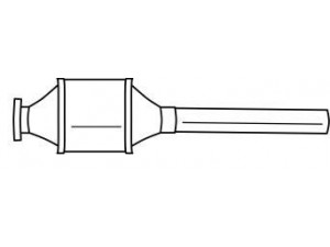 AKS DASIS SG12338 katalizatoriaus keitiklis