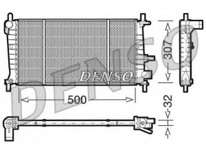 DENSO DRM10041 radiatorius, variklio aušinimas 
 Aušinimo sistema -> Radiatorius/alyvos aušintuvas -> Radiatorius/dalys
1001857, 1E1015200, 1E1015200