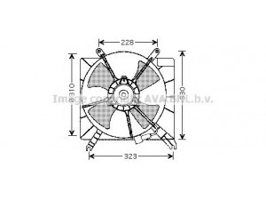 AVA QUALITY COOLING HD7504 ventiliatorius, radiatoriaus