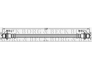 BORG & BECK BBH7879 stabdžių žarnelė 
 Stabdžių sistema -> Stabdžių žarnelės
90947-W2015