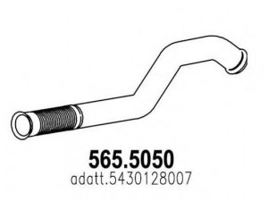 ASSO 565.5050 išleidimo kolektorius 
 Išmetimo sistema -> Išmetimo vamzdžiai
5010317650, 5430128007