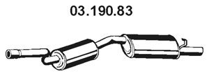 EBERSPÄCHER 03.190.83 galinis duslintuvas 
 Išmetimo sistema -> Duslintuvas
7 679 932, 7 696 924