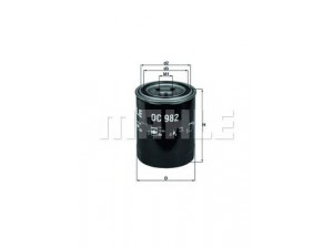 KNECHT OC 982 alyvos filtras 
 Filtrai -> Alyvos filtras
15208AA110