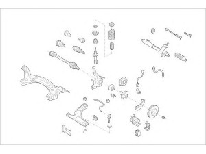 DELPHI SEAT-14426-F rato pakaba 
 Ašies montavimas/vairavimo mechanizmas/ratai -> Prekių paieška pagal schemą