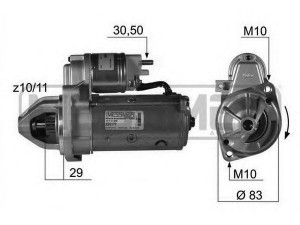 MESSMER 220177 starteris 
 Elektros įranga -> Starterio sistema -> Starteris
004 151 89 01, 004 151 92 01, 004 151 97 01