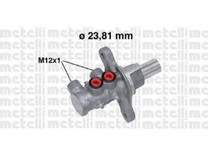 METELLI 05-0700 pagrindinis cilindras, stabdžiai 
 Stabdžių sistema -> Pagrindinis stabdžių cilindras
558258, 558392, 93189745, 95518072