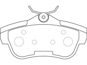 WAGNER WBP24578A stabdžių trinkelių rinkinys, diskinis stabdys 
 Techninės priežiūros dalys -> Papildomas remontas
425368, 77364513, 9467549087, 425367