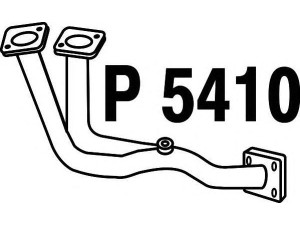 FENNO P5410 išleidimo kolektorius 
 Išmetimo sistema -> Išmetimo vamzdžiai
BM70329