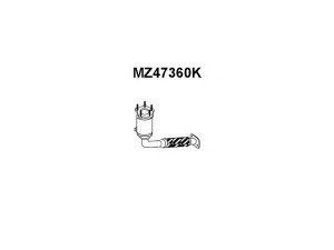 VENEPORTE MZ47360K katalizatoriaus keitiklis 
 Išmetimo sistema -> Katalizatoriaus keitiklis
1E0720500D