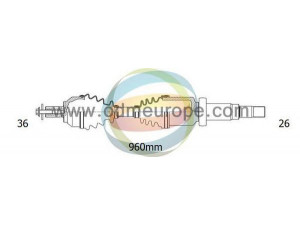 ODM-MULTIPARTS 18-152060 kardaninis velenas 
 Ratų pavara -> Kardaninis velenas
30640878, 30741287, 36000072, 36000182