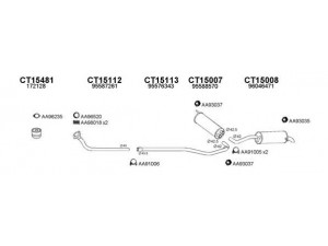 VENEPORTE 150024 išmetimo sistema 
 Išmetimo sistema -> Išmetimo sistema, visa