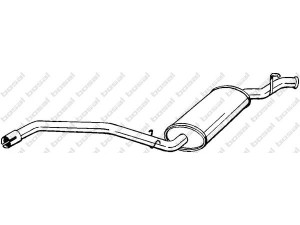 BOSAL 280-065 galinis duslintuvas 
 Išmetimo sistema -> Duslintuvas
SE.029.115.303.A