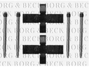 BORG & BECK BBK1007 priedų komplektas, diskinių stabdžių trinkelės 
 Stabdžių sistema -> Diskinis stabdys -> Stabdžių dalys/priedai