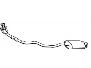 FONOS 06376 priekinis duslintuvas 
 Išmetimo sistema -> Duslintuvas
MB252283, MB252284, MB252285