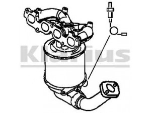 KLARIUS 321998 katalizatoriaus keitiklis 
 Išmetimo sistema -> Katalizatoriaus keitiklis
1302300, 1329251, 1329252