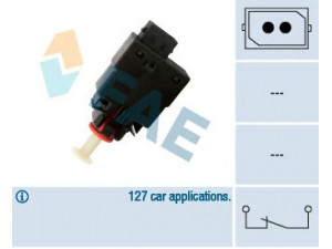 FAE 24460 stabdžių žibinto jungiklis 
 Stabdžių sistema -> Stabdžių žibinto jungiklis
61 311 378 207, 61 311 378 208